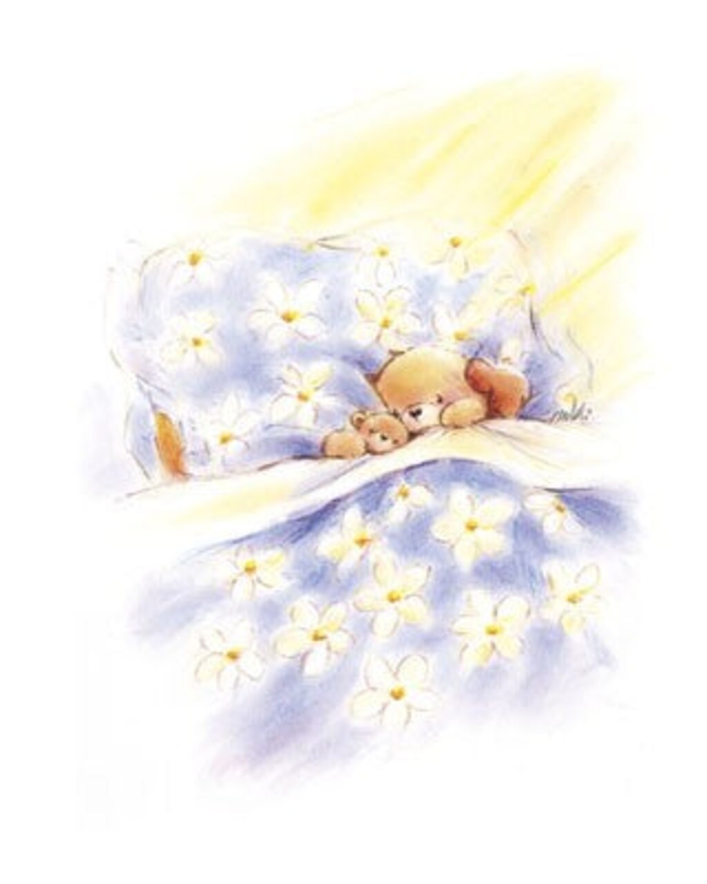 Sweet Dreams I by Makiko Wall Art Décor 19 3/4 x 15 3/4 Art Print